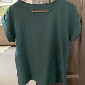 SHEIN blouse. Teal.